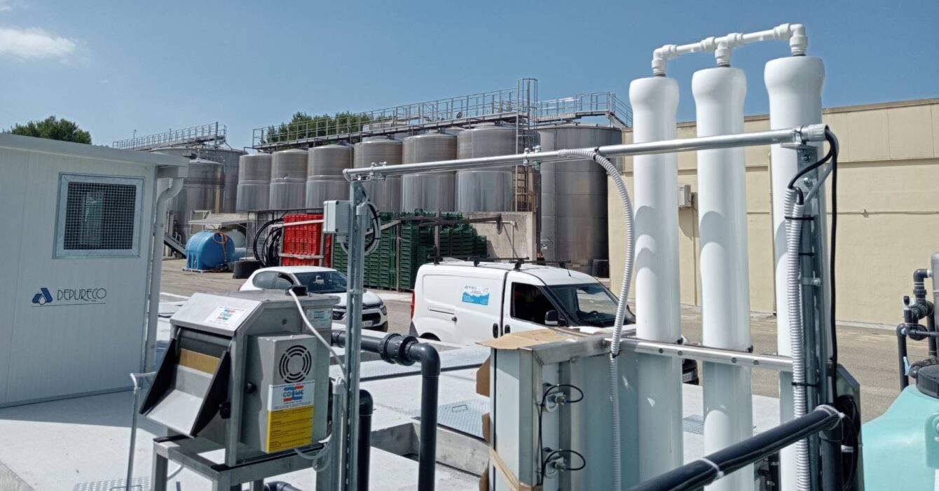 DEPURECO impianto depurazione per cantina puglia